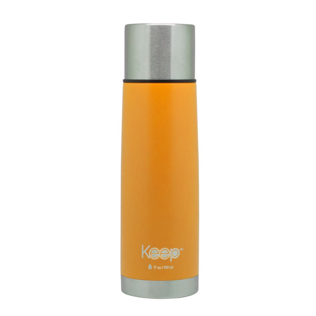 KEEP - Termo Bala Keep 500 Ml Rubber - Naranjo