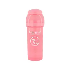 TWISTSHAKE - Mamadera Anti-Cólico 260ml Rosado Pastel