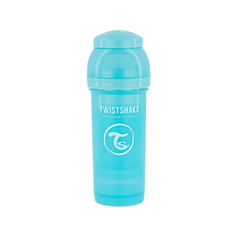 TWISTSHAKE - Mamadera Twistshake Anti-Cólico 260ml Azul Pastel