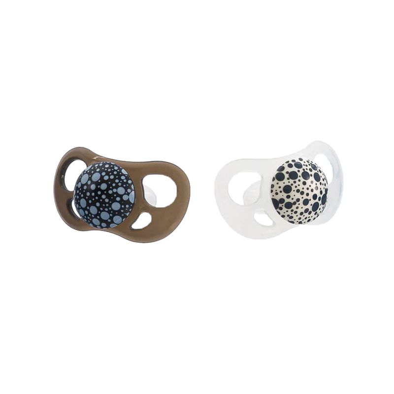 TWISTSHAKE - Chupetes Twistshake 6+M 2 Uns Blanco/Gris
