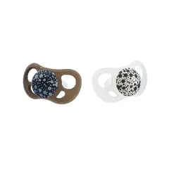 TWISTSHAKE - Chupetes 6+M 2 Uns Blanco/Gris