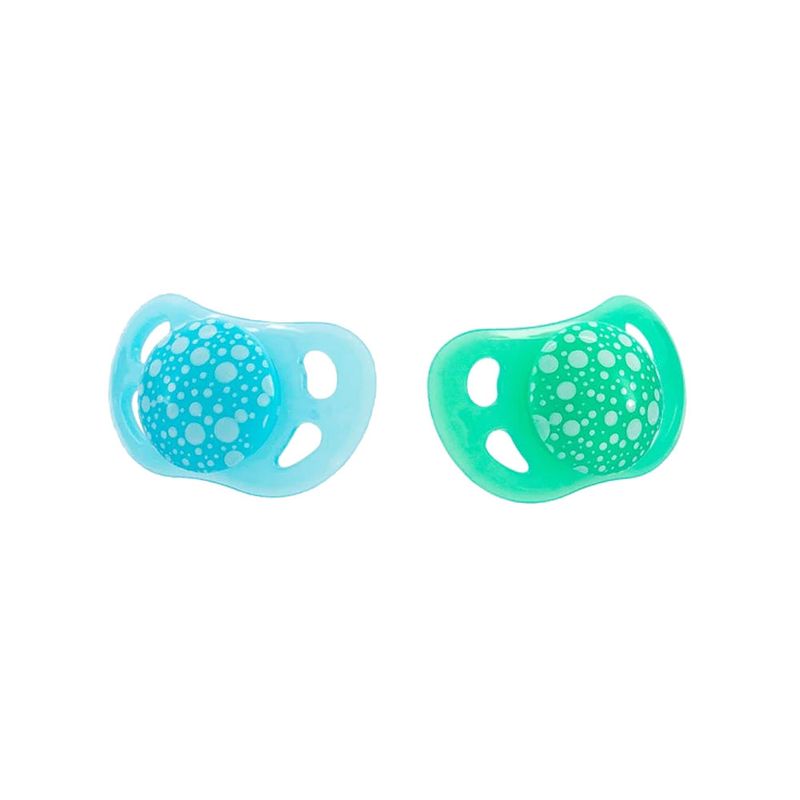 TWISTSHAKE - Chupetes Twistshake 0-6m 2 Uns Azul Pastel/Verde Pastel