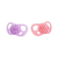 TWISTSHAKE - Chupetes 6+M 2 Uns Rosado /Morado