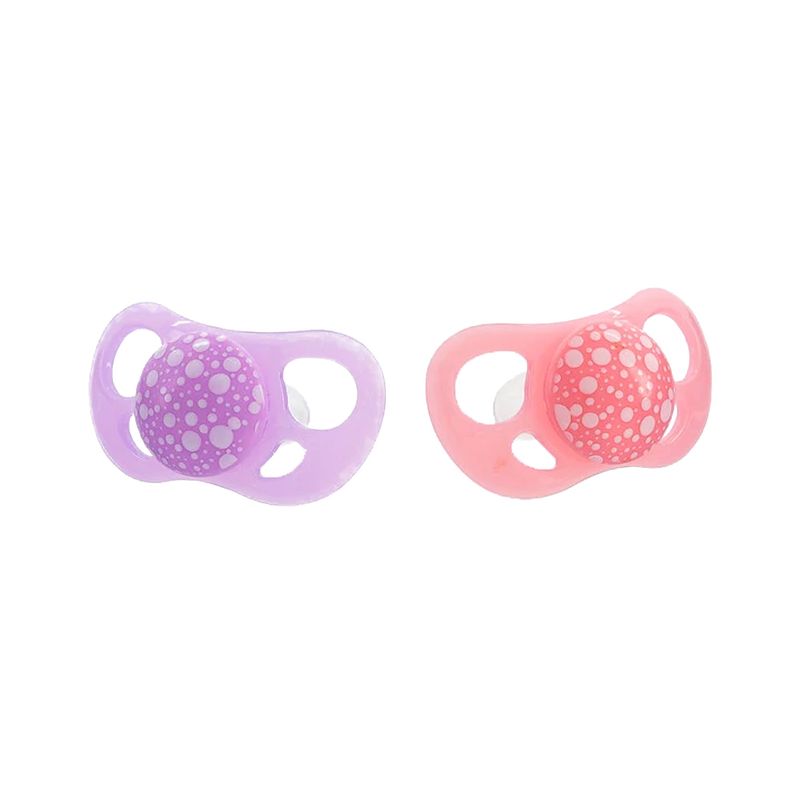 TWISTSHAKE - Chupetes Twistshake 0-6m 2 Uns Rosado /Morado