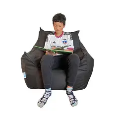 REHUCE - Puff Sillon Tamaño M Negro