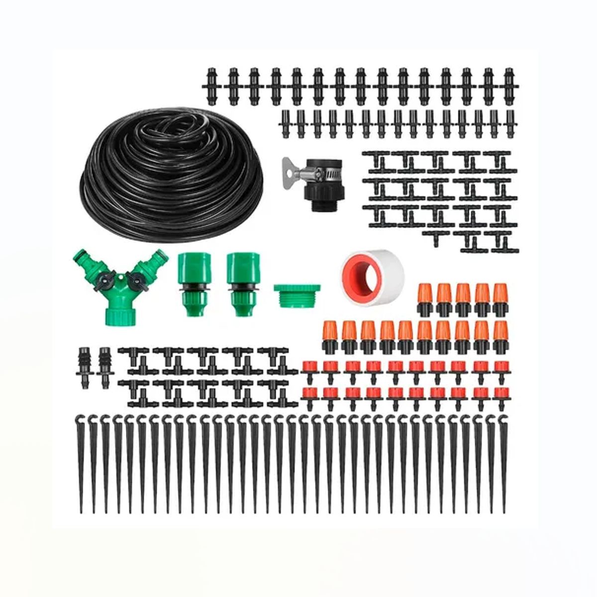 GENERICO - Kit De Riego Sistema Automático Goteo 40m 164pcs