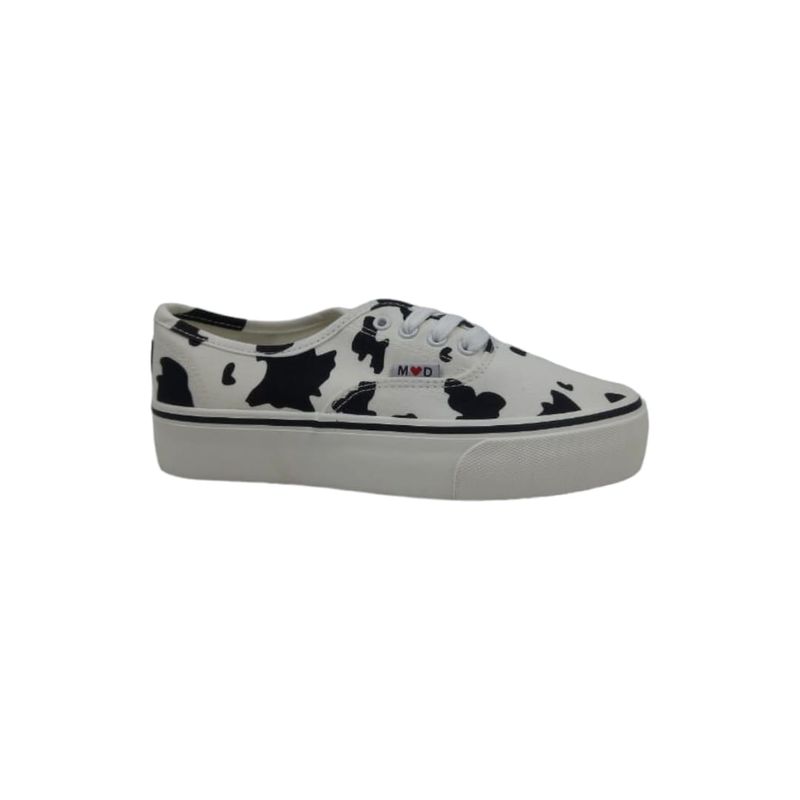 HERIEL - Zapatilla Blanca Print Mujer