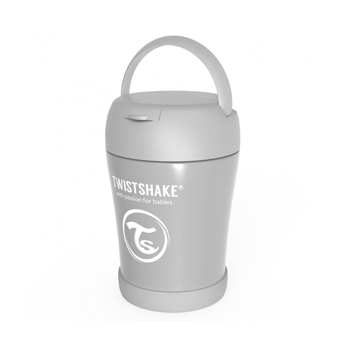 TWISTSHAKE - Termo para comida Twistshake Gris Pastel