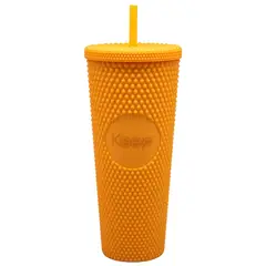 KEEP - Vaso Tumbler Venti Bombilla - NARANJA