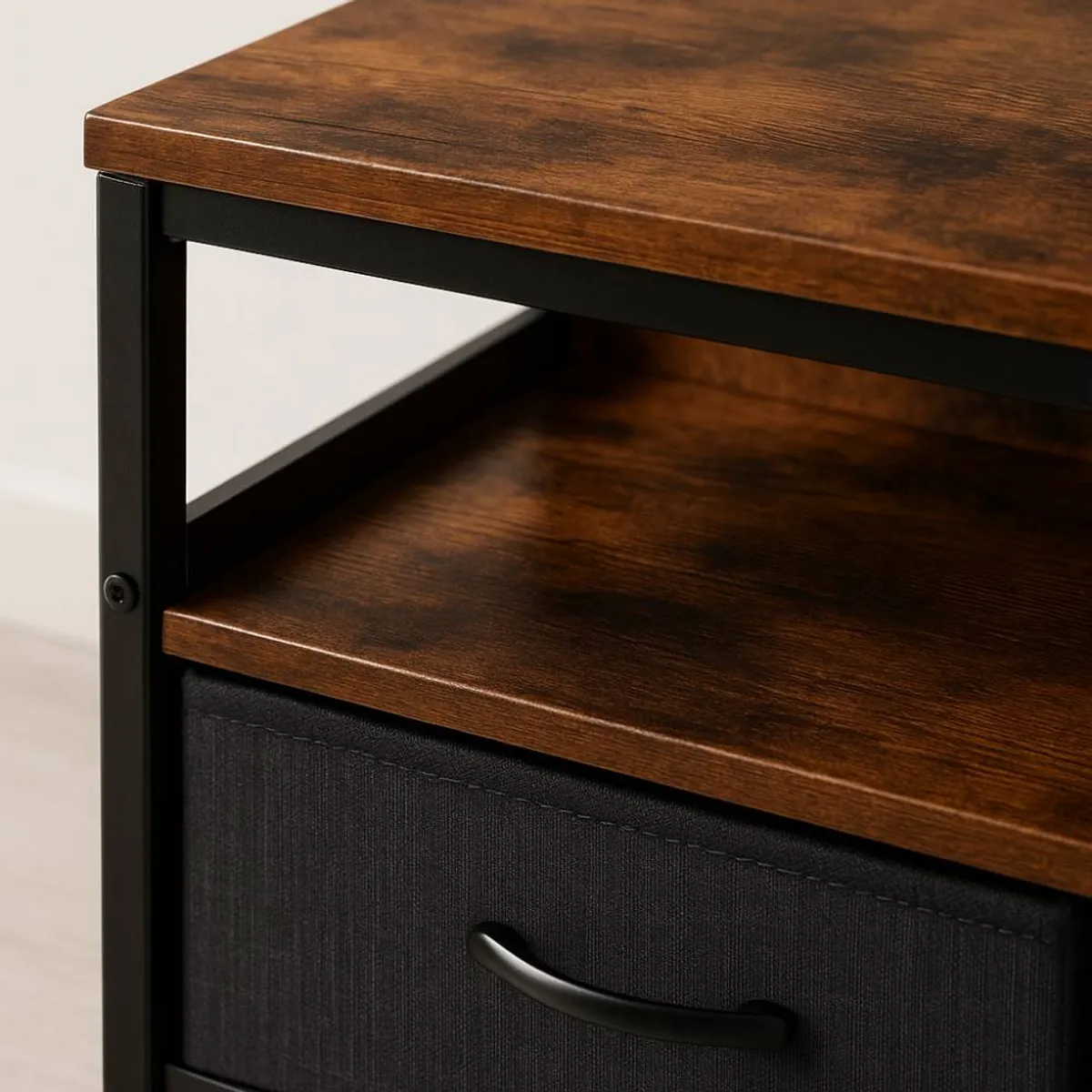 GENERICO - Rack de TV Rústica con Organizador