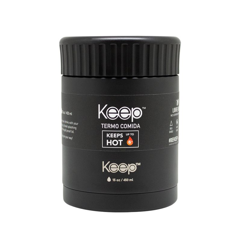 KEEP - Termo Comida Colores 045L keep -NEGRO