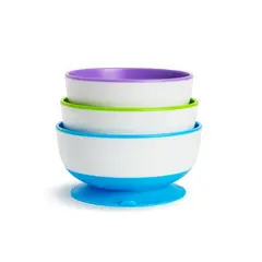 MUNCHKIN - Set De 3 Bowls Con Antideslizante
