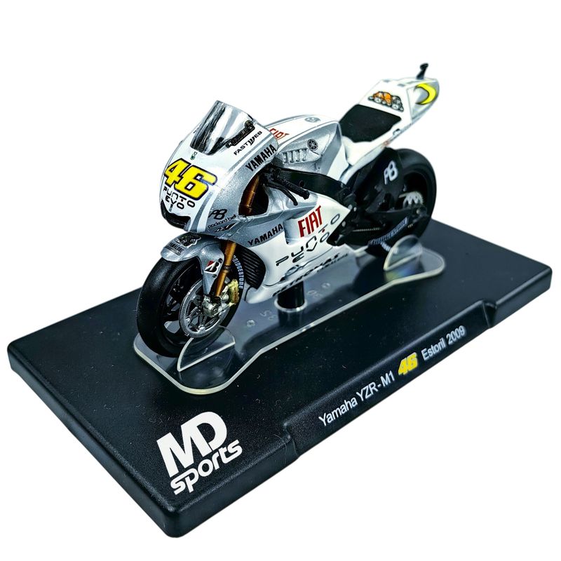 YAMAHA - Moto Gp Yamaha Yzr-m1 2009 #46 Valentino Rossi Escala 1:18