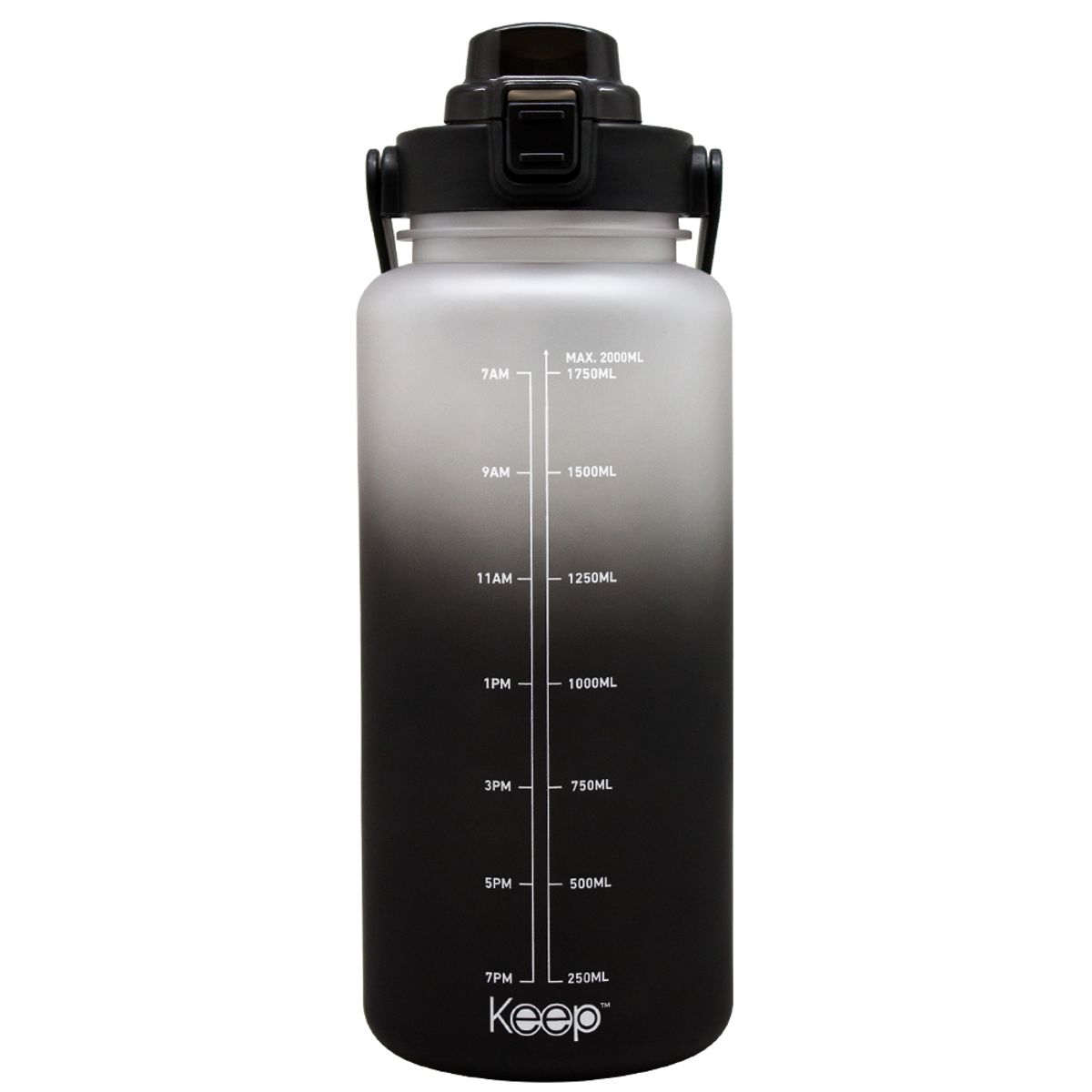 BOTELLA DAILY 2L KEEP - NEGRO, marca KEEP - Foto Principal