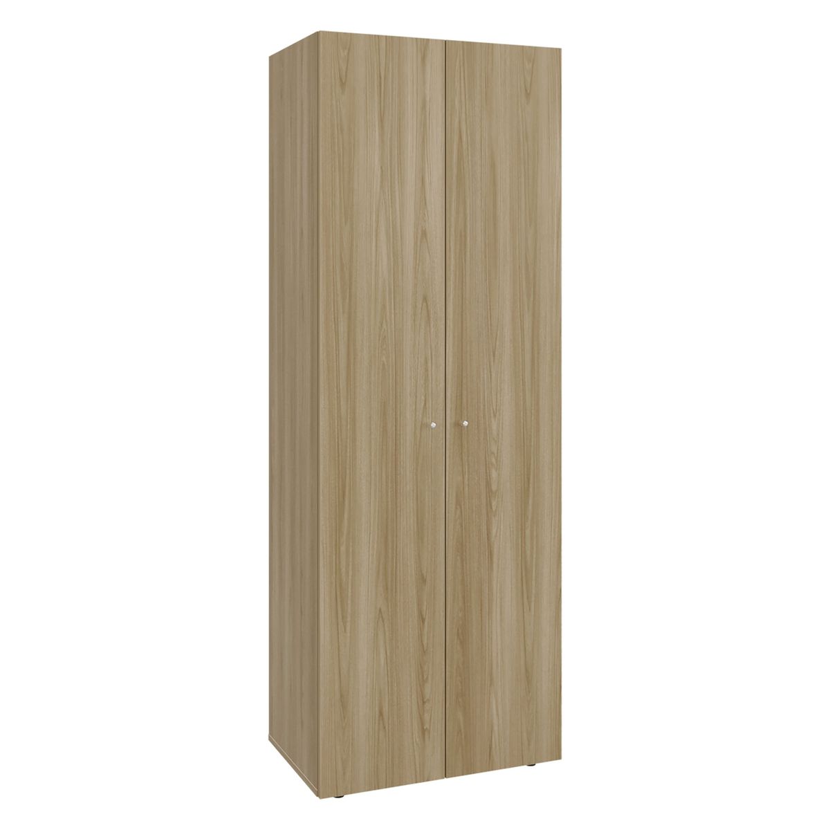 FMFURNITURE - Closet  2 Puertas 4 Repisas Cafe Claro 170x60x40.2 cm