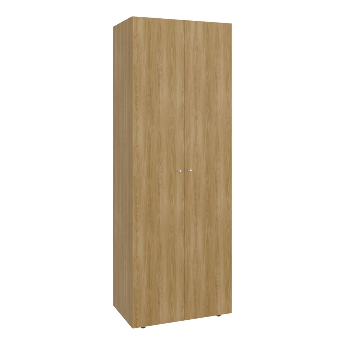 FMFURNITURE - Closet 2 Puertas con colgador Cafe Claro 170x60x40.2 cm