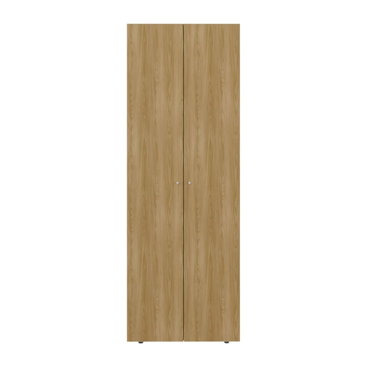 FMFURNITURE - Closet 2 Puertas con colgador Cafe Claro 170x60x40.2 cm