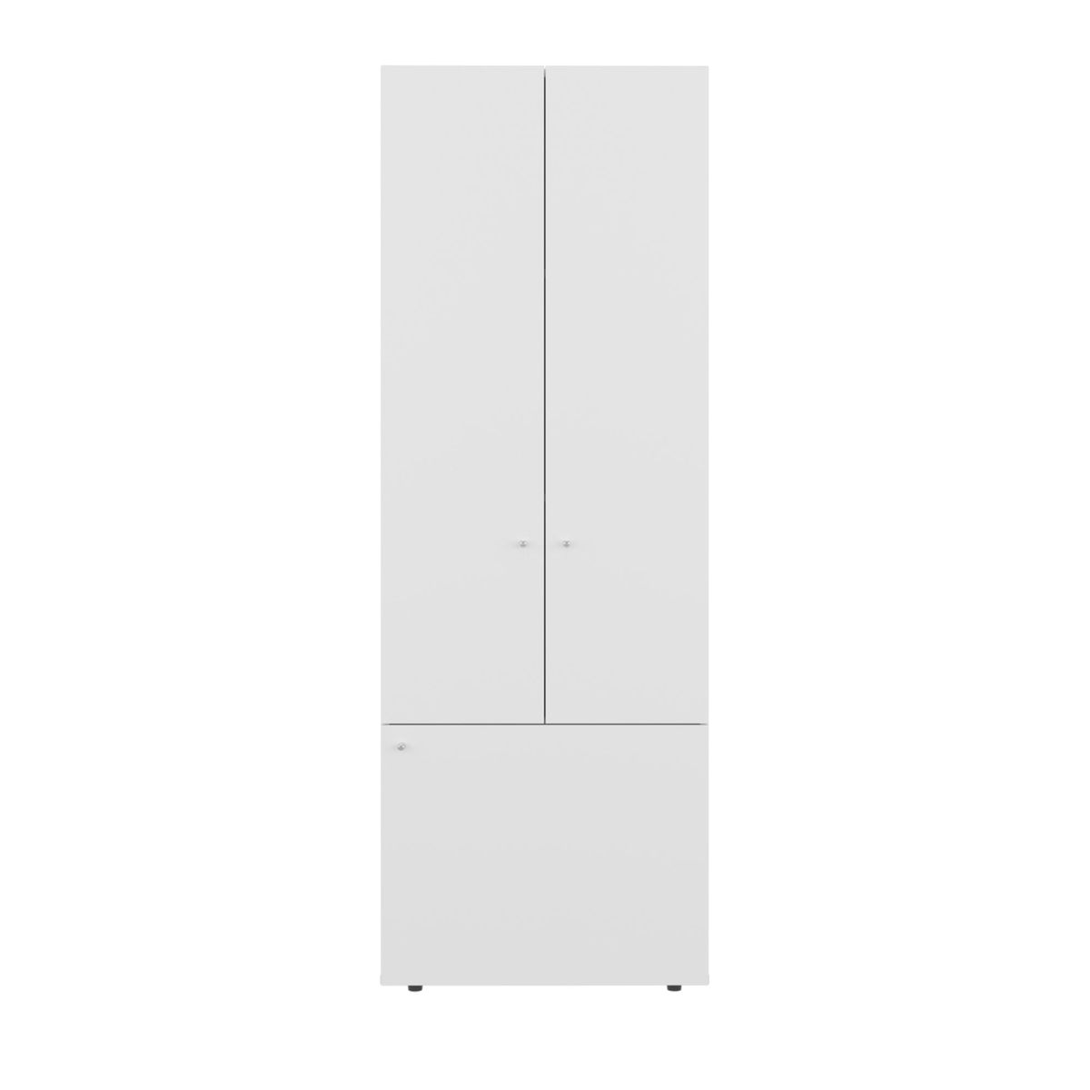 FMFURNITURE - Closet 3 Puertas Blanco 170x60x40.2 cm
