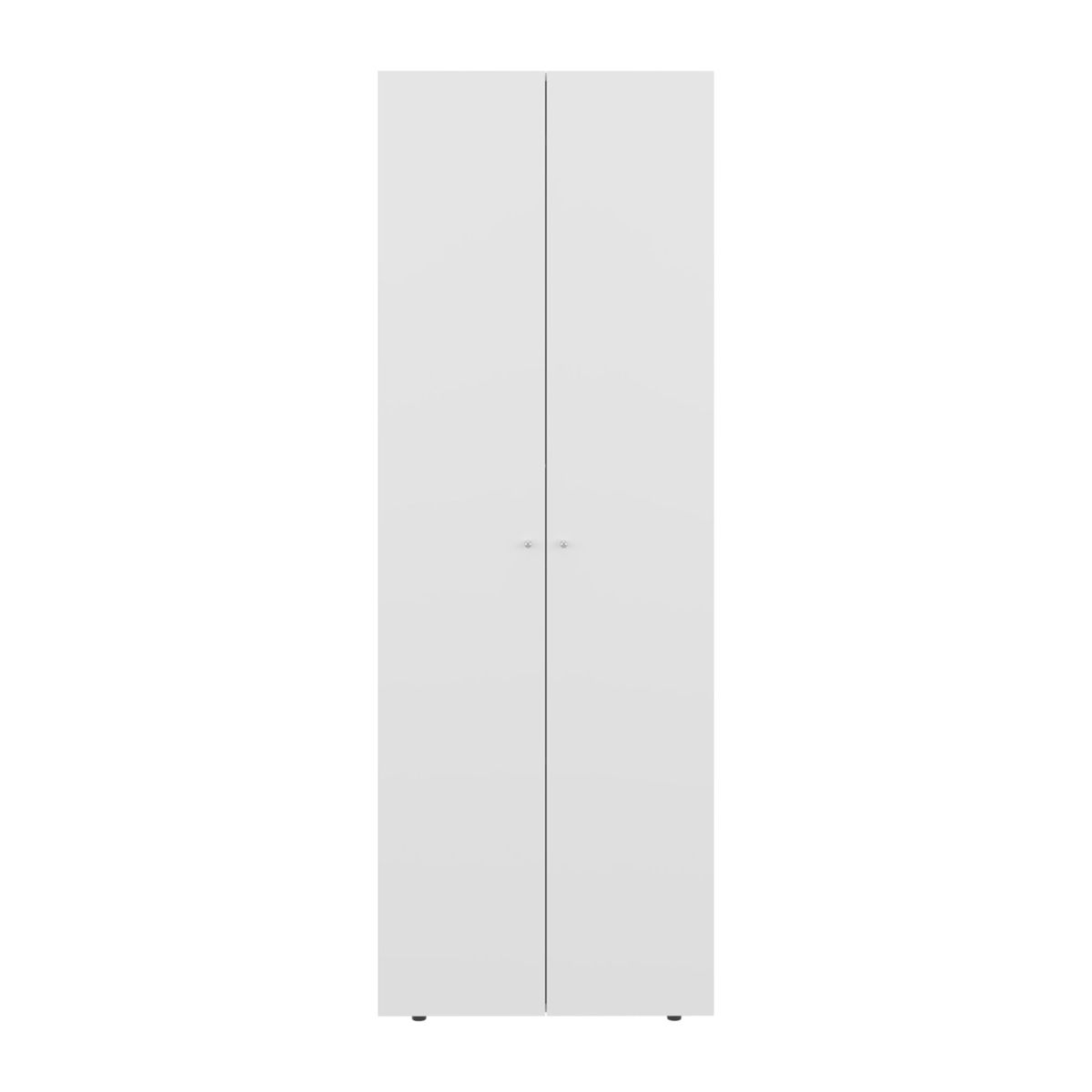 FMFURNITURE - Closet 2 Puertas con colgador Blanco 170x60x40.2 cm