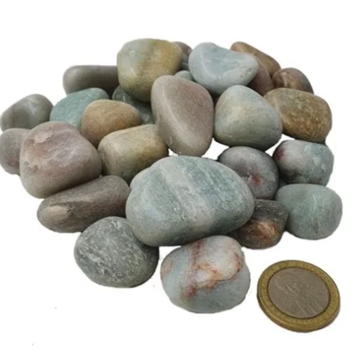 GENERICO - Piedra Zen Hindú Verde Claro 1kg