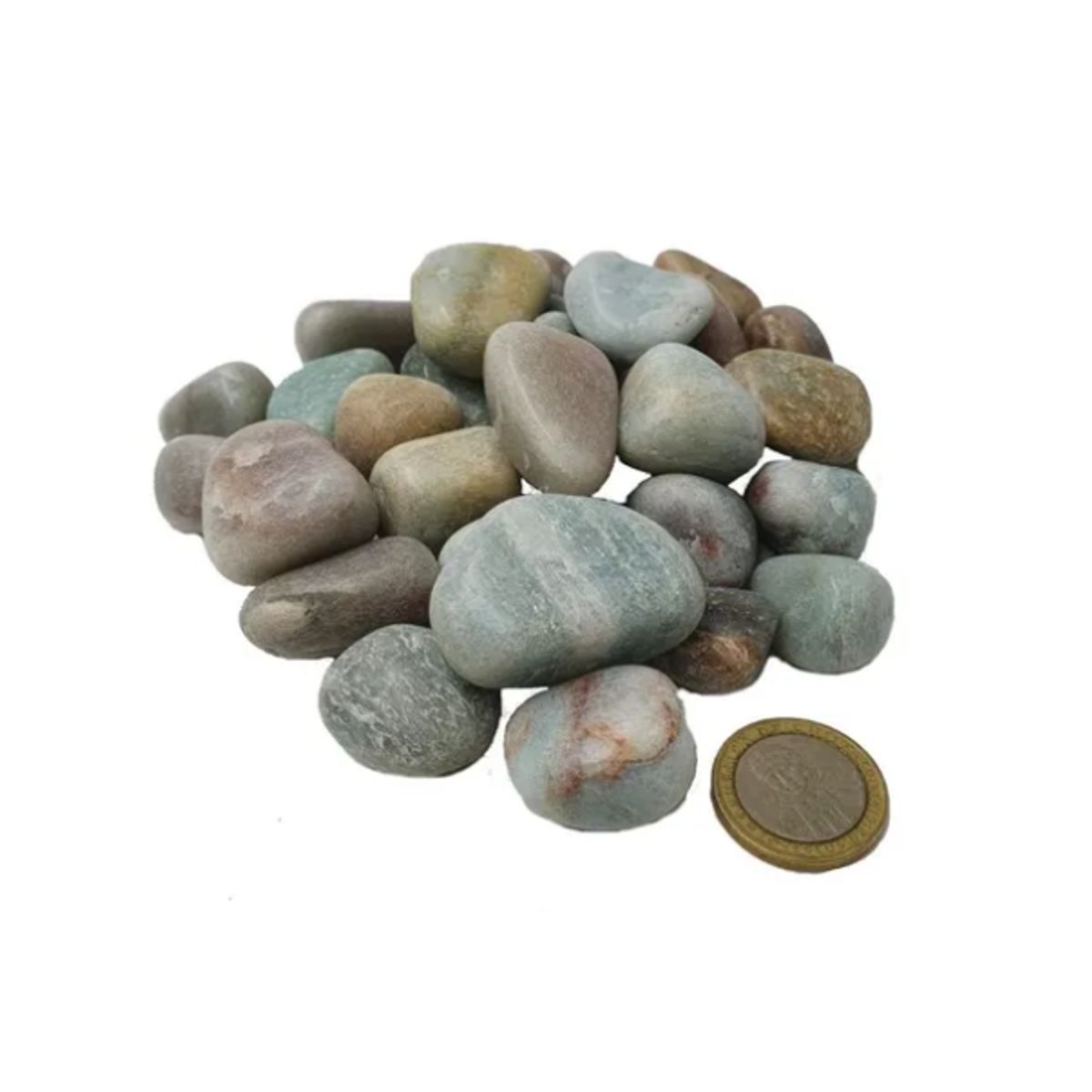 GENERICO - Piedra Zen Hindú Verde Claro 1kg
