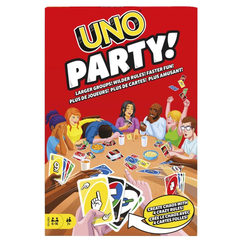 MATTEL - Uno Party - Juego de mesa
