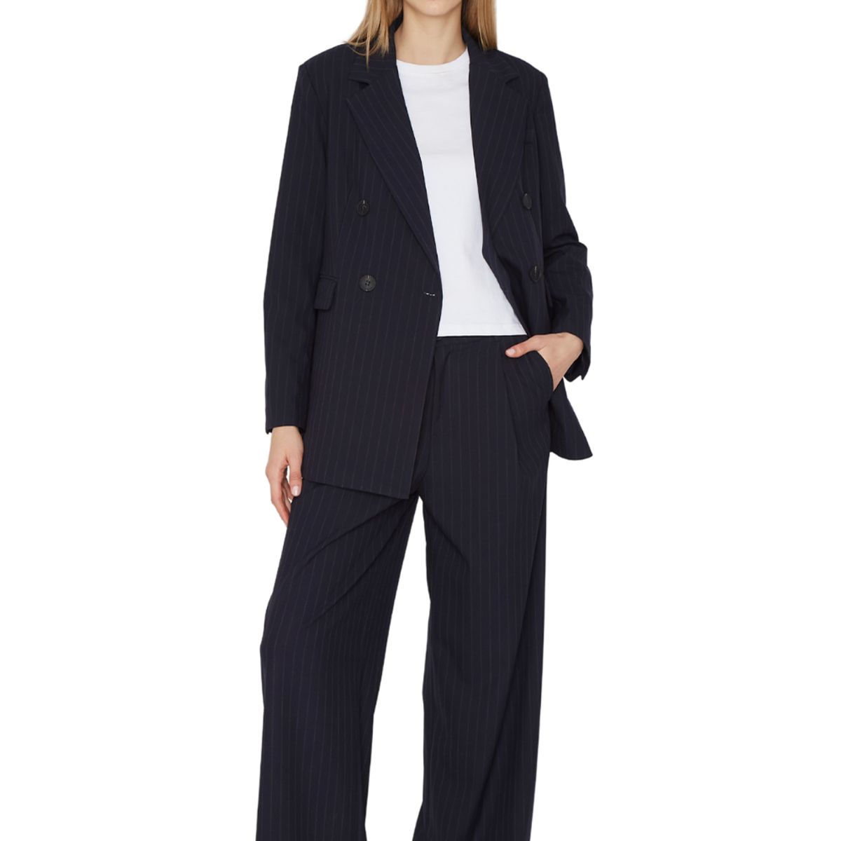 JACINTA TIENDA - Pantalón Bowen lineas azules Jacinta Tienda