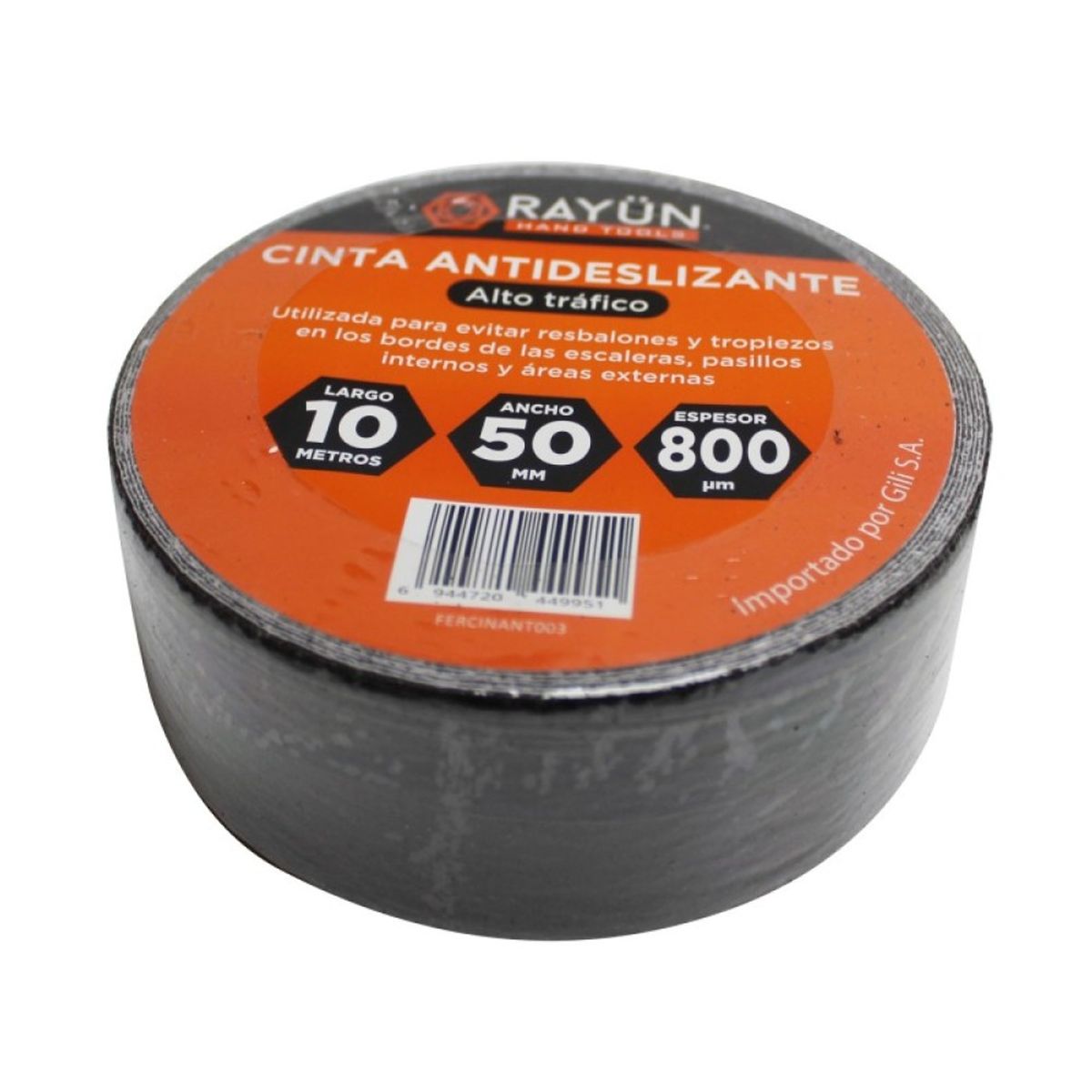 GENERICO - CINTA ANTIDESLIZANTE 10MTS X 50MM RAYUN