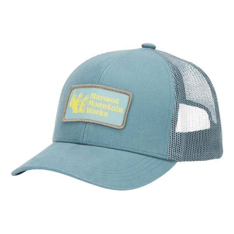 MARMOT - Jockey Unisex Marmot Retro Trucker Hat Celeste