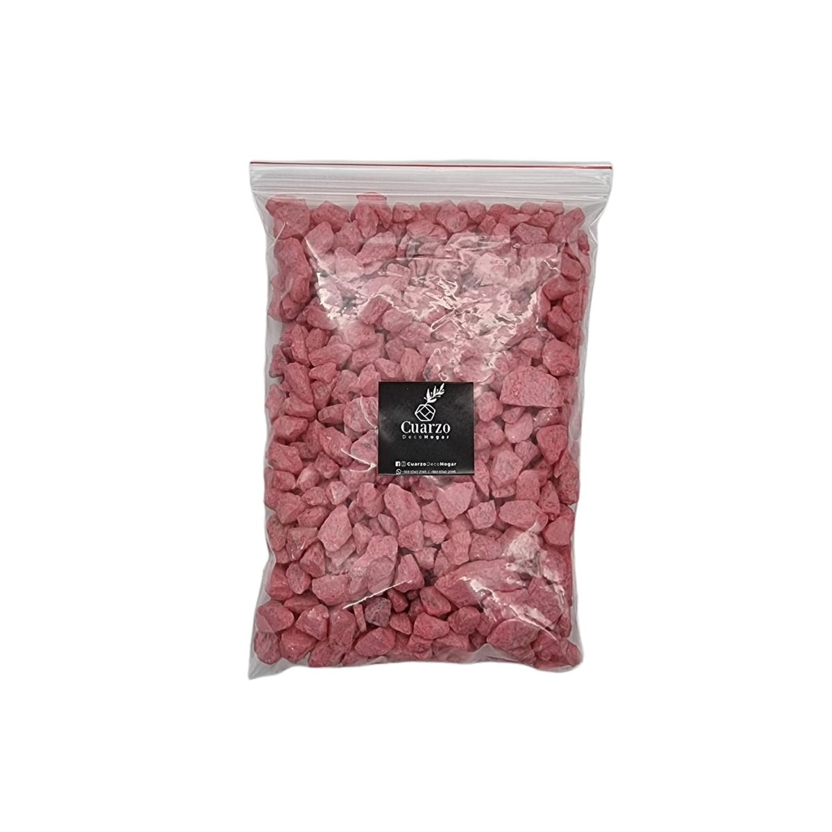 GENERICO - Cuarzo Tamaño Garbanzo Color Palo Rosa 500 Gr.