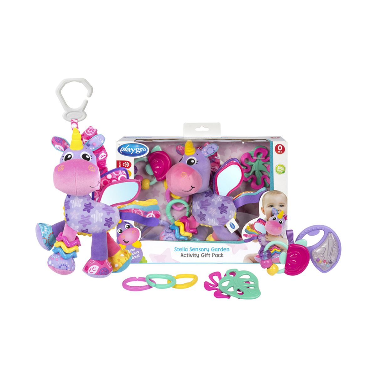 PLAYGRO - Gift Pack Sensorial Actividades Stella Playgro