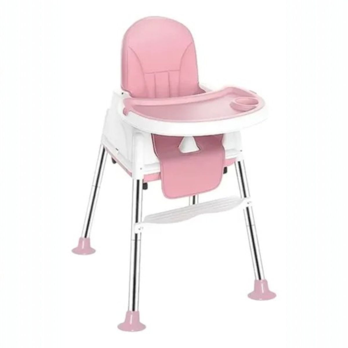 ANGELES DEL HOGAR - SILLA ALTA PLEGABLE PORTÁTIL BEBÉ PARA COMER 3 EN 1 SILLA