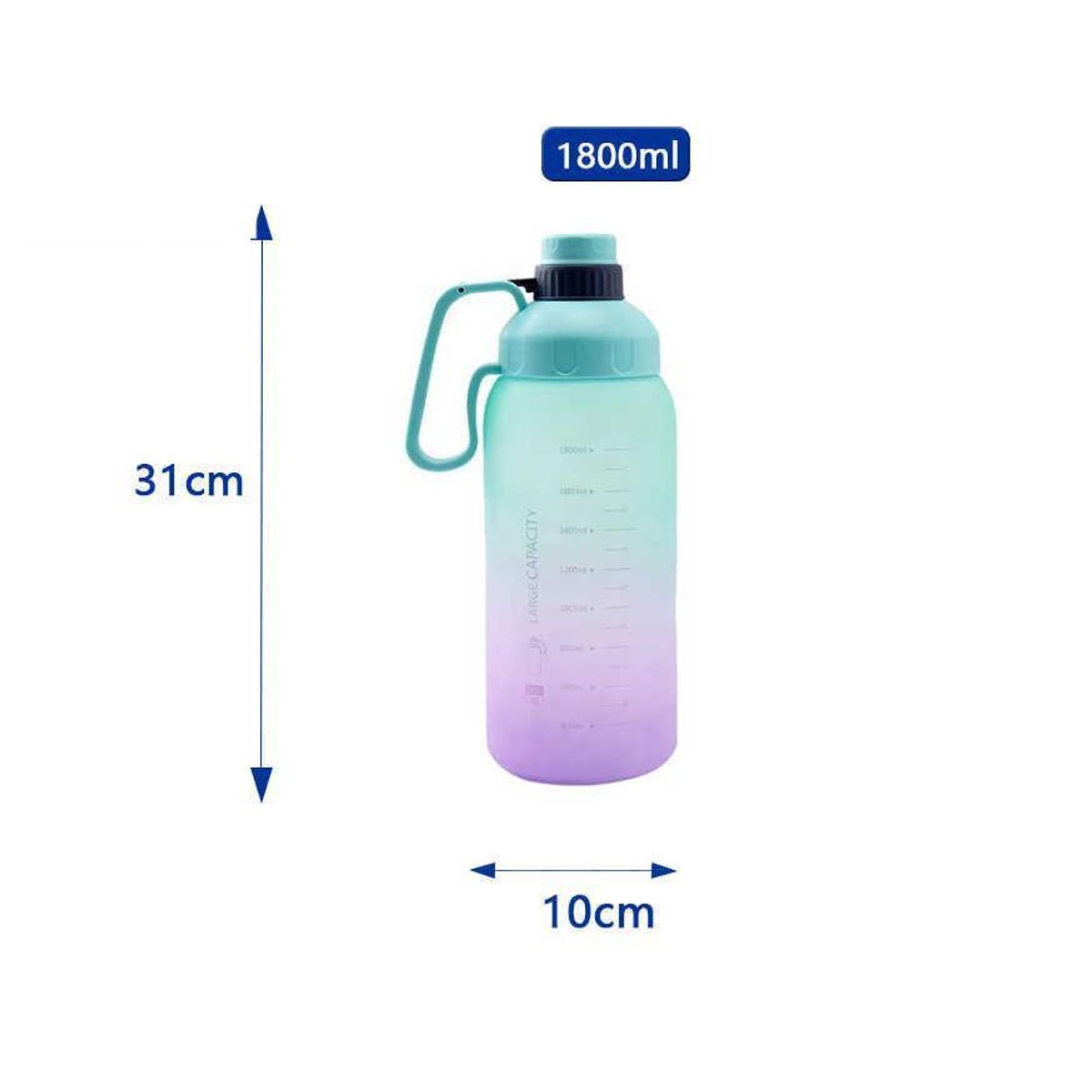 GENERICO - Botella de Agua 1800ML