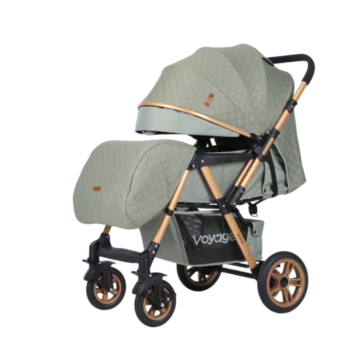 VOYAGE - Coche Cuna Cambio De Manillar Berlin Green