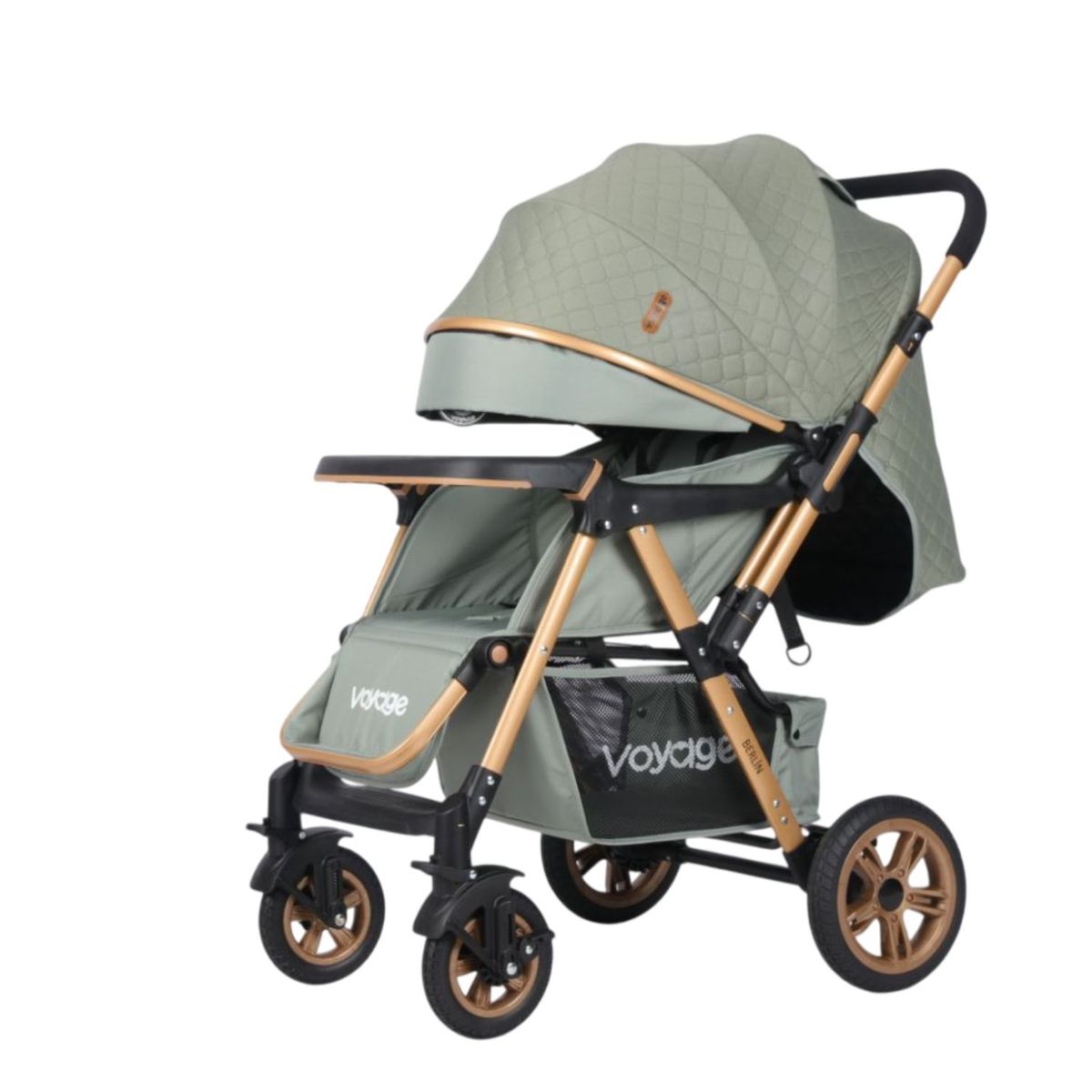 VOYAGE - Coche Cuna Cambio De Manillar Berlin Green