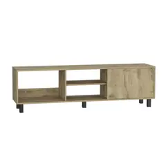 FMFURNITURE - Rack Tv 65 1 Puerta 475X160X35 Cm Café Claro