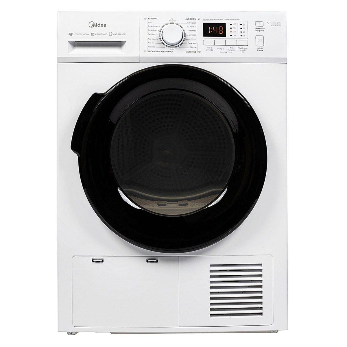 Secadora Eléctrica De Condensacion 9 Kg Msc-90B08E Midea, marca MIDEA - Foto Principal