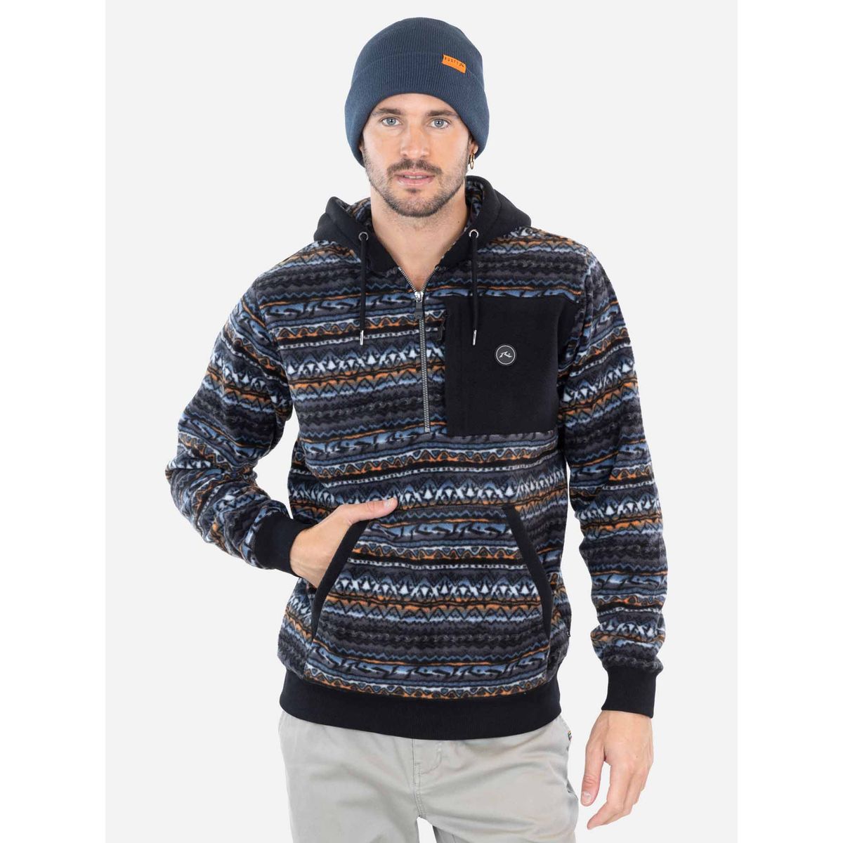 RUSTY - Poleron Surge Multicolor Hombre Rusty - Multicolor
