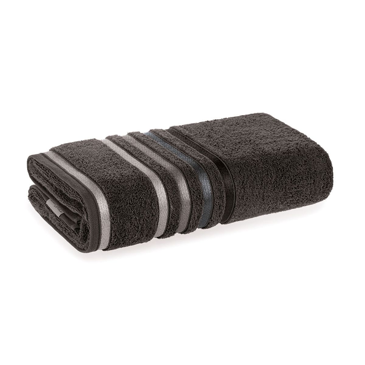 KARSTEN - Toalla de baño 100% algodón 500gr 70x140 cms Grafito/Gris