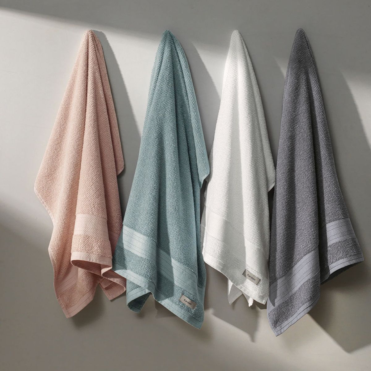 KARSTEN - Toalla de mano 100% algodón 380gr 48x70 cms Verde Salvia