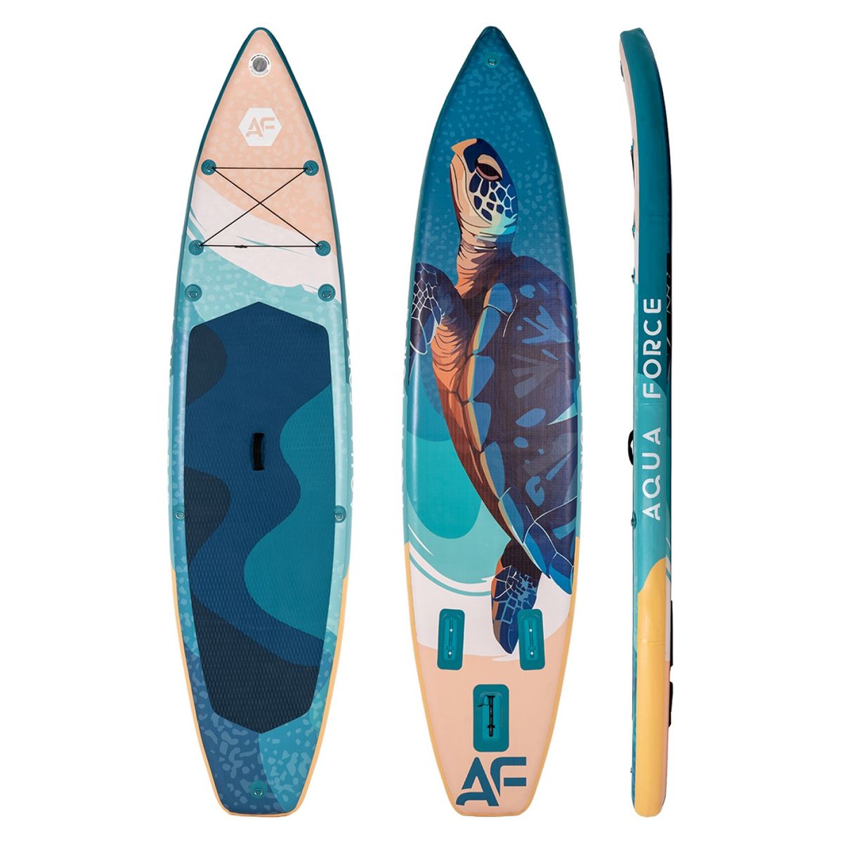 AQUA FORCE - STAND UP PADDLE BOARD INFLABLE 11’6” ANGA - DOBLE CAPA
