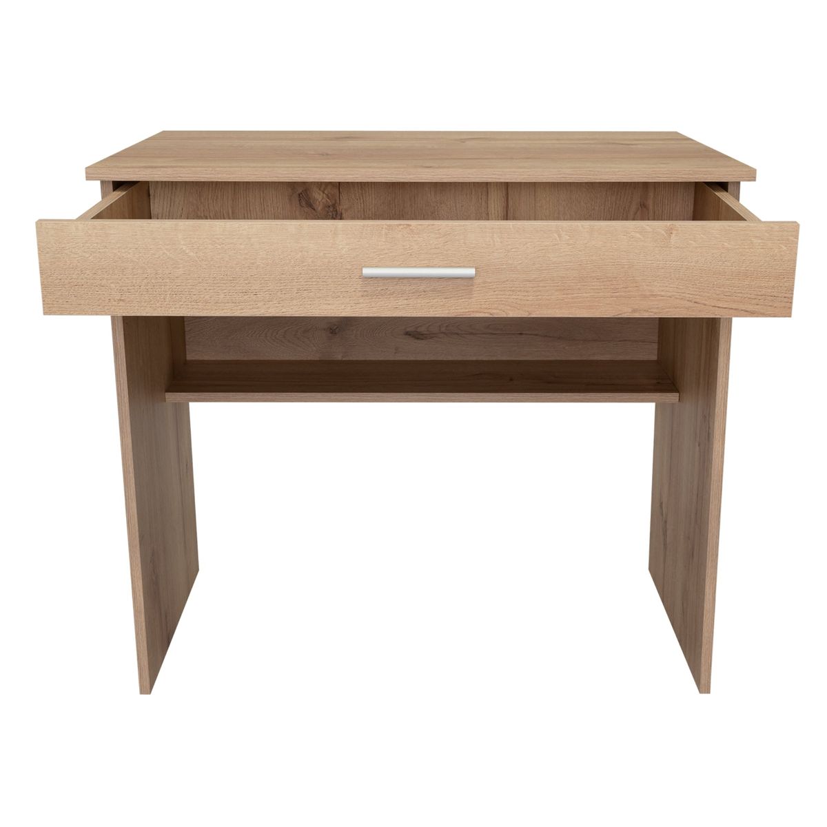 FMFURNITURE - Escritorio 1 Cajon 80X736X498 Cm Café Claro