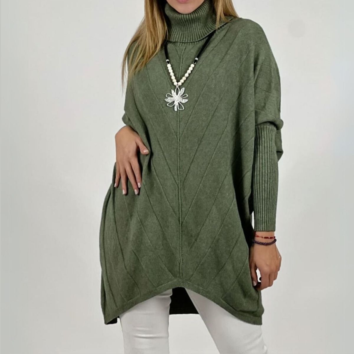 ARRAKASTA - Sweater de lana cuello alto