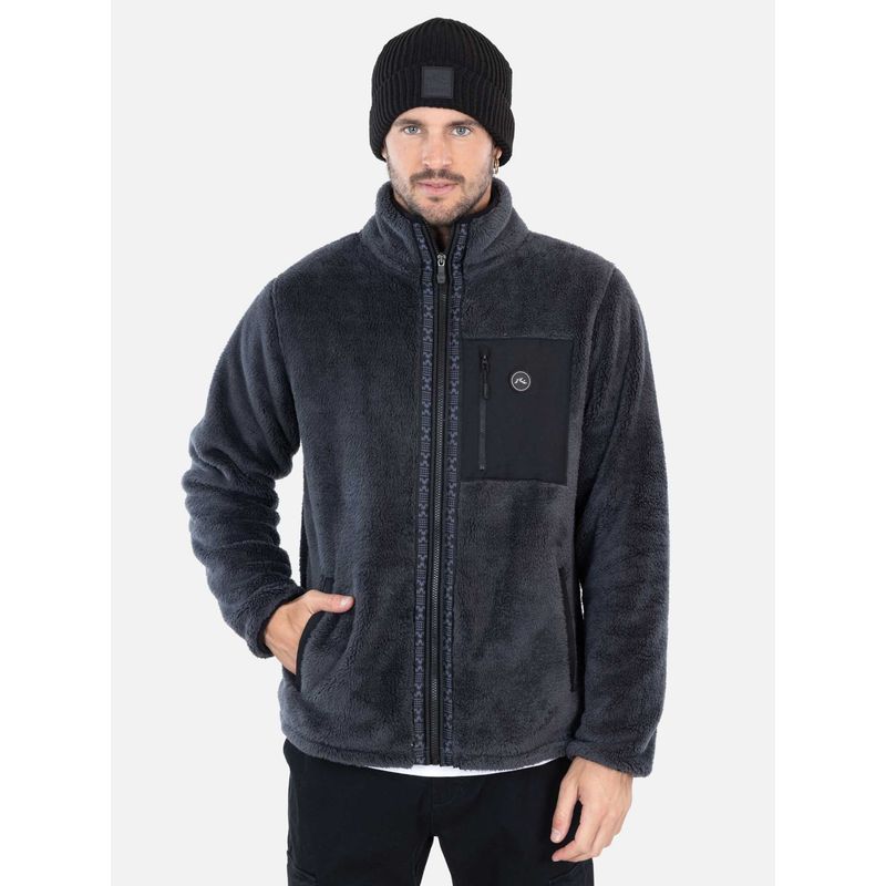 RUSTY - Poleron Zeal Gris Hombre Rusty - Gris