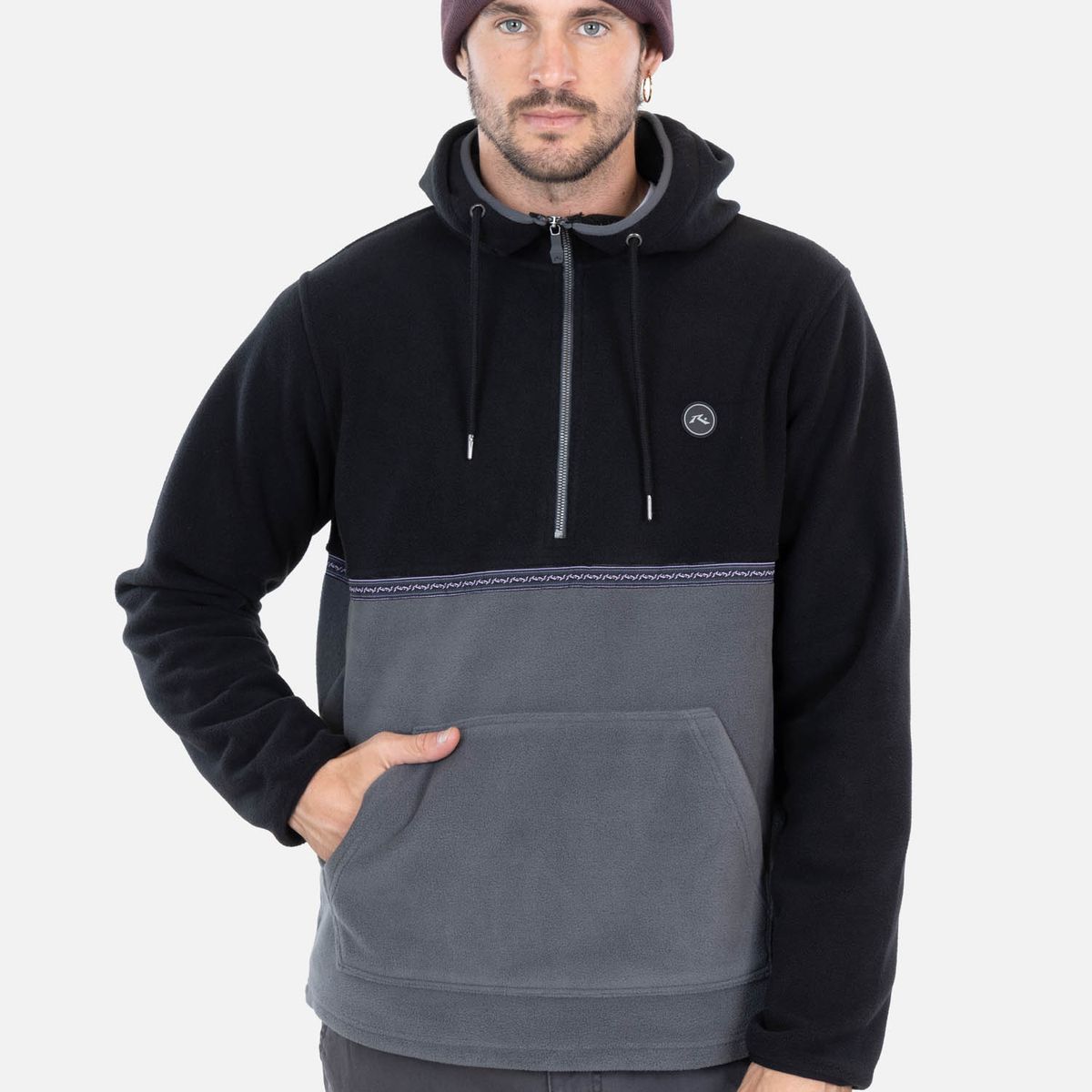 RUSTY - Poleron Raze Gris Hombre Rusty - Gris