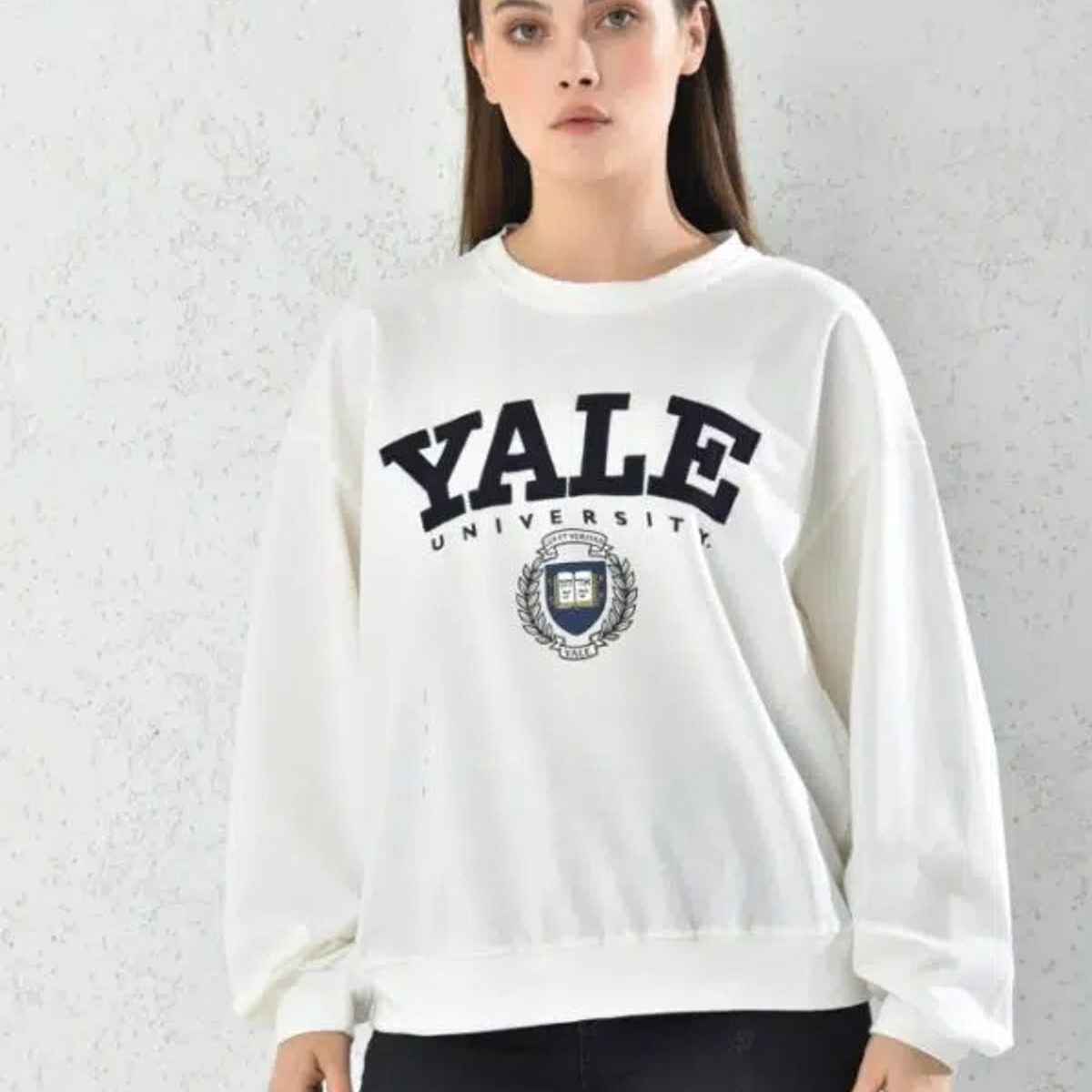 MROTTO - Poleron Mujer Yale Blanco