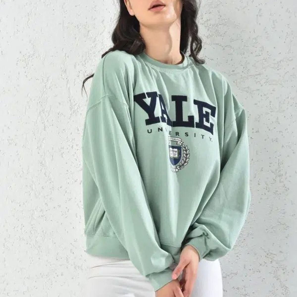 MROTTO - Poleron Mujer Yale Verde