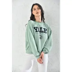 MROTTO - Poleron Mujer Yale Verde