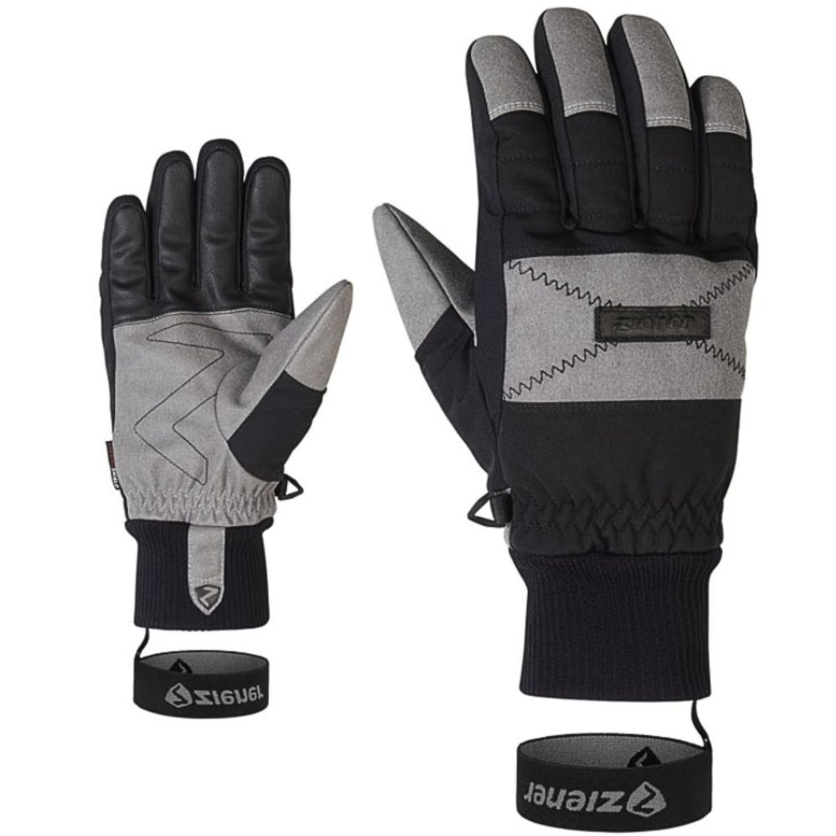ZIENER - Ziener Guantes Gendo ASR Ski Alpino 100% PES-PTFE - Negro