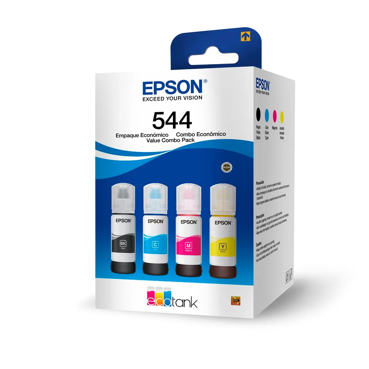 EPSON - Pack 4 Tintas Epson T544 Colores L3110 L3150 L3210 L3250